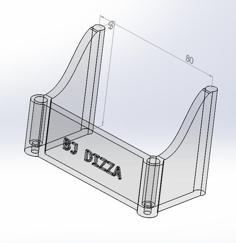 Flashforge Creator Pro 2016 Filament Holder Upgrade 3D Printer Model