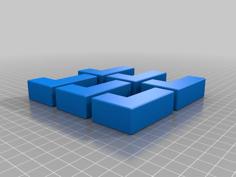 Hat Trick Puzzle 3D Printer Model