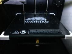 Glass Bed Clip Wanhao D6 (and I3) 3D Printer Model