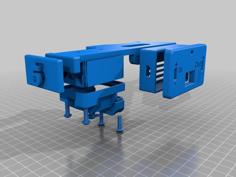 Dust Gate Air Actuator Automation 3D Printer Model