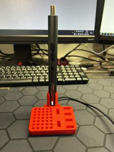 Electric Screwdriver Stand With Charge & USB Holder 3D Printer Model