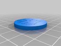 Reading Decision Coin 3D Printer Model