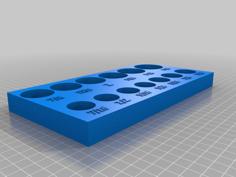 Another Socket Set Organizer 3D Printer Model