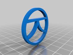 Kingsman Logo Keychain 3D Printer Model