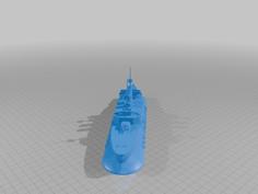 Canopus Class Predrednought Battleship 3D Printer Model