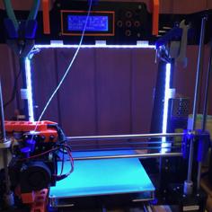 Anet A8 LED Light Mount And Diffuser 3D Printer Model