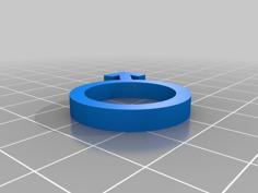 Iron Male Mars Symbol 3D Printer Model