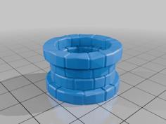 28mm Fantasy Mini Magical Well For DND Tabletop Wargame Terrain MineeForm FDM 3D Print STL File 3D Printer Model