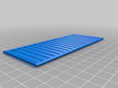 Shipping Container Battery Holder Hamburg Sud Edition 3D Printer Model