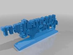 The National Alligator Logo 3D Printer Model