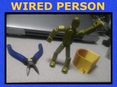 Wired Person / String Marionette 3D Printer Model