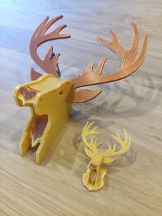 Reindeer Big 3D Printer Model