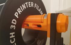 Spool Holder With Clip In Bearings 3D Printer Model