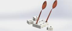 Customizable Spoon Holder 3D Printer Model