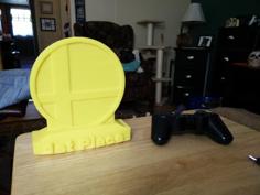 Super Smash Bros Trophy 1st Place 3D Printer Model