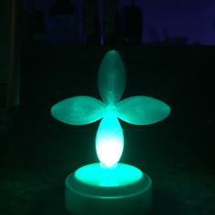 Flower LED 3D Printer Model