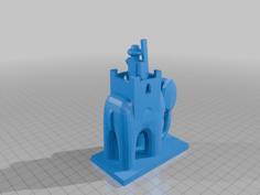 Simple Soldiers War Elephant With Gunner (FDM Friendly) 3D Printer Model