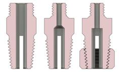 Yet Another Bowden Coupler (PC4-M6, PC4-M10) 3D Printer Model