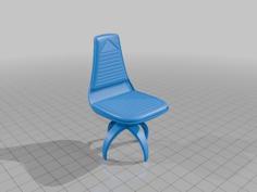 Animated Style Alien Bridge Chairs 3D Printer Model