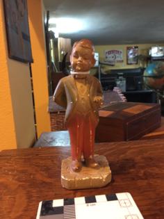 Antique Chalkware Boy 3D Printer Model