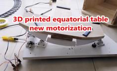 Parametric Equatorial Table Or Platform For Dobson Telescope 3D Printer Model