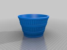 Wooden Planter 3D Printer Model