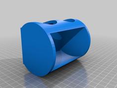 Dual Toothpaste Holder (Wall / Mirror Mount) 3D Printer Model