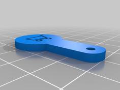 Australian 2 Dollar Trolley Token 3D Printer Model