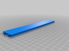 Slim Paint Hanger 3D Printer Model