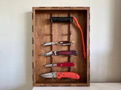 Laser Cut Knife Display Case