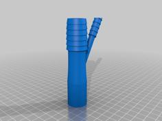 Condenser Dryer And Washing Machine Connector Adapter Easy To Print 3D Printer Model