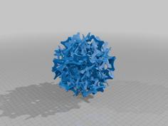 KEPLER-ESCHER STAR DODECAHEDRAL POLYLINKNOT 1 3D Printer Model