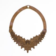 Laser Cut Leather Necklace