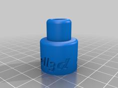 Streamlined DripTip 3D Printer Model