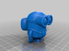 Minion Bob Neckerchief Slide (woggle) 3D Printer Model