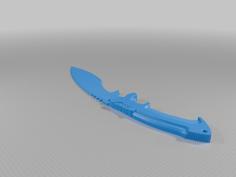 Kukri Knife 3D Printer Model