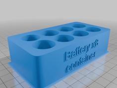 Battery Container X8 AA 3D Printer Model