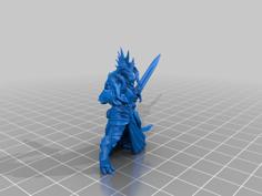 Rezmir – Black Dragonborn – HOTDQ 3D Printer Model