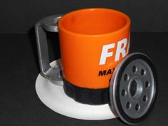 Coffee Cup Fun Filter 3D Printer Model