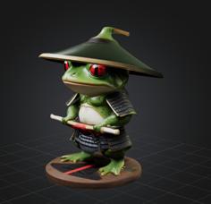 Toad Samurai 3D Printer Model