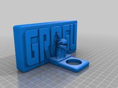 Mandalorian GROGU Apple Watch Stand 3D Printer Model