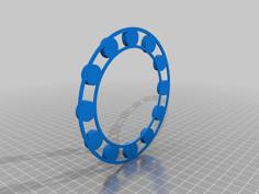 Clock Dial For Full Tardis Clock 3D Printer Model