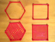 Polygon Bases And Frames 3D Printer Model