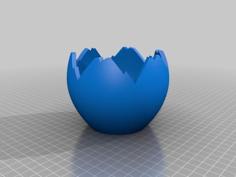 Egg Bowl 3D Printer Model