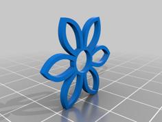 Flower Earring 3D Printer Model