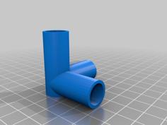 Tube Corner Connector D~12mm 3D Printer Model