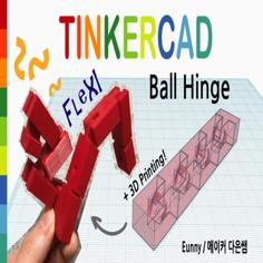 Ball Hinge Basic With Tinkercad 3D Printer Model