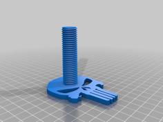 Punisher Knob 3D Printer Model