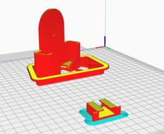 15+ WRX Left Defrost Vent AP Mount 3D Printer Model