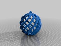 Spiral Christmas Balls REMIX 3D Printer Model